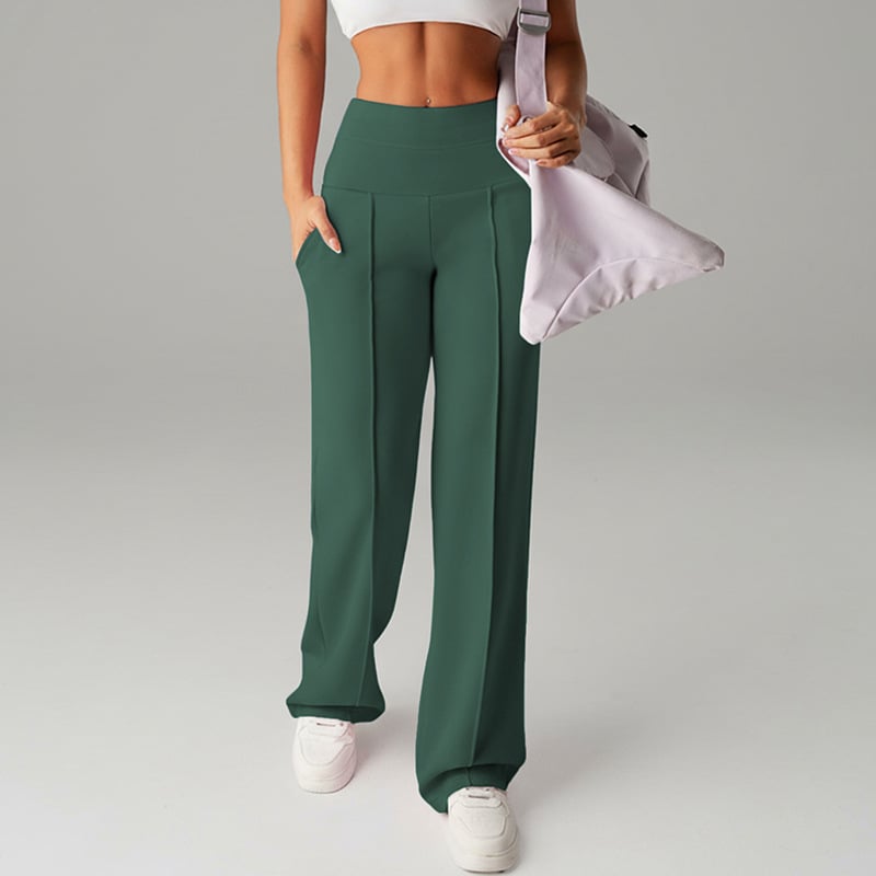 ⏰ 50% de réduction ! 💫 Pantalon droit ample uni pour femme – Confort & Élégance quotidienne ❄️👖
