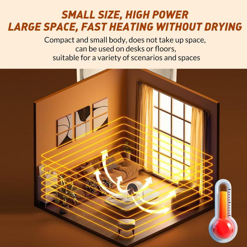 🔥 50% DE RÉDUCTION ! ❄️ Chauffage Instantané Portable – Mini Bureau & Extérieur, Chauffage Rapide & Économe ⚡✨