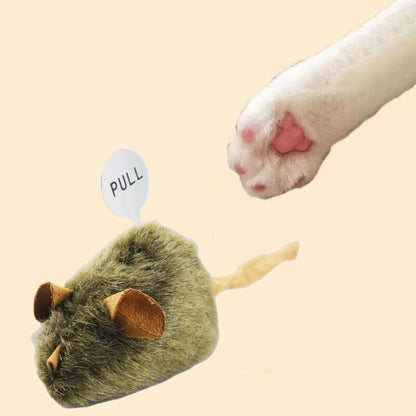 Souris jouet en peluche avec son pour chats