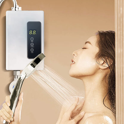 🔥 60% DE RÉDUCTION ! ✨ Chauffe-eau Instantané sans Réservoir - Design Compact avec Contrôle de Température Numérique pour Économie d'Énergie ⚡🚿