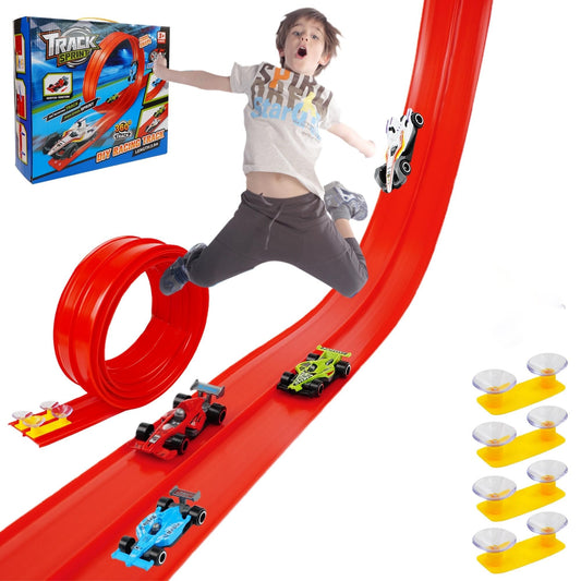 🎄🎁 Cadeau surprise de Noël 2025 : Piste de course flexible à faire soi-même 🚗✨