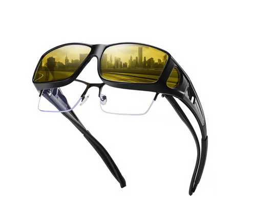 🕶️55% DE RÉDUCTION MAINTENANT🎁Lunettes de Conduite Nuit - Verres Polarisés & Anti-Reflets, Vision Claire et Sécurisée pour la Nuit ✨