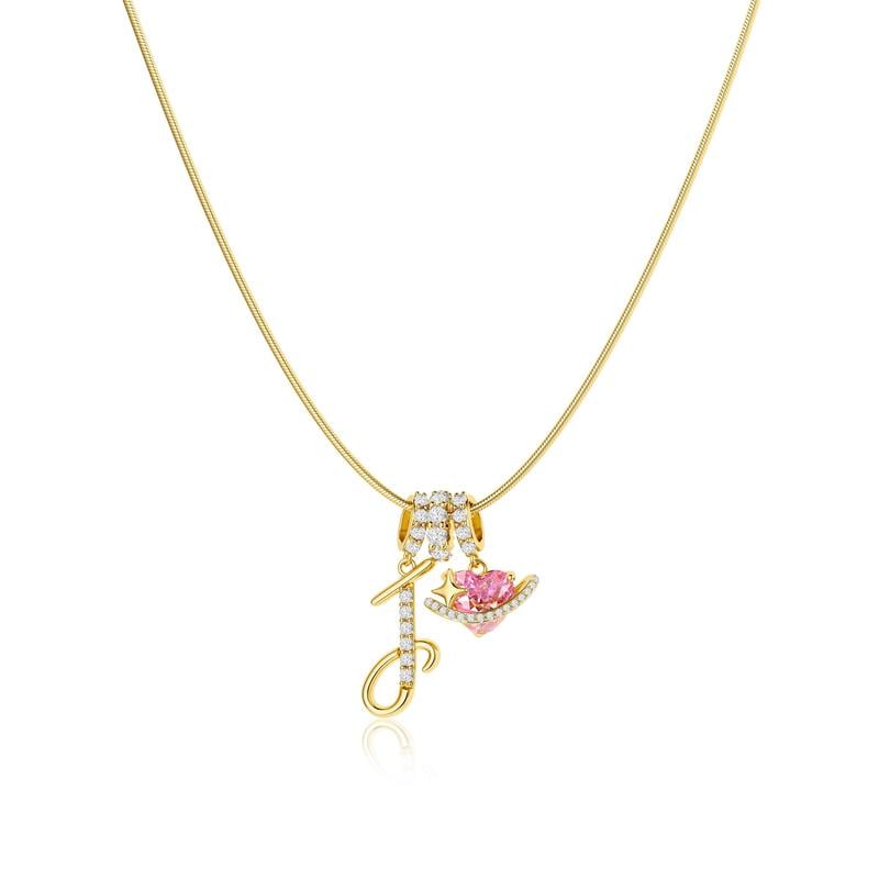 💖 DERNIER JOUR – 57 % DE RÉDUCTION ✨ Colliers à pendentifs 3 rangs avec initiales A-Z 🎀 | Personnalisés et élégants