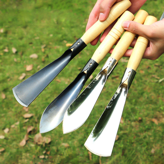 Outils de jardinage – Pelle à désherber, Transplantoir et Râteau