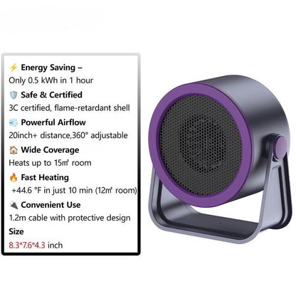 🔥 50% DE RÉDUCTION ! ❄️ Chauffage Instantané Portable – Mini Bureau & Extérieur, Chauffage Rapide & Économe ⚡✨