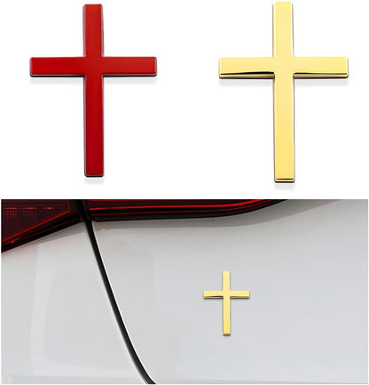 💥 ACHETEZ 1 OBJET, OBTENEZ-EN 1 GRATUIT ! 🚗✝️ Autocollants Badge Croix Métal Jésus Christ – Couvre-rayures Auto Adhésif 3D 🌟 📢📢 Vente Flash ⚡ : Se termine dans 3 heures ! ⏰⏰