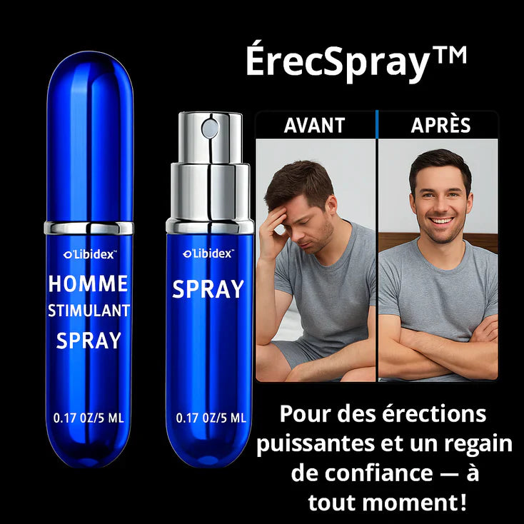 ErecSpray™ Spray Stimulant Masculin | Pour des érections puissantes et un regain de confiance – à tout moment!