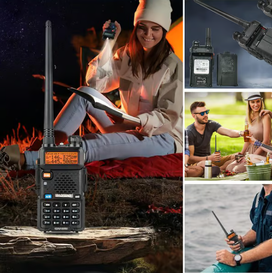 📢📢60% de réduction !!!🔥Radio amateur UV-5R longue portée UV5R Radio bidirectionnelle double bande Walkie