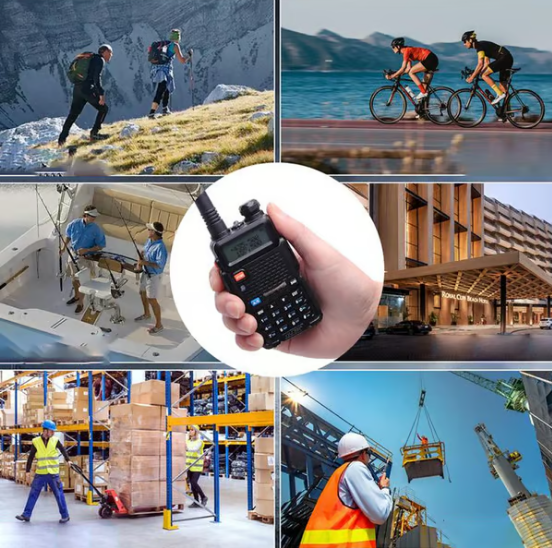 🔥Radio amateur UV-5R longue portée UV5R Radio bidirectionnelle double bande Walkie