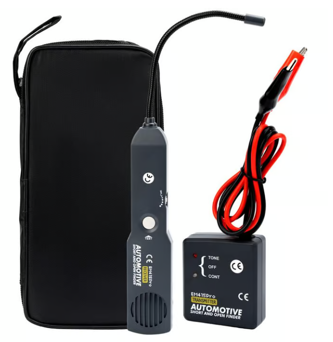 📢DERNIER JOUR DE VENTE - 50% DE RÉDUCTION💥 EM415 Détecteur de circuit ouvert et court pour automobile - Sonde DC & générateur de tonalité pour la recherche de pannes (jusqu'à 42V)
