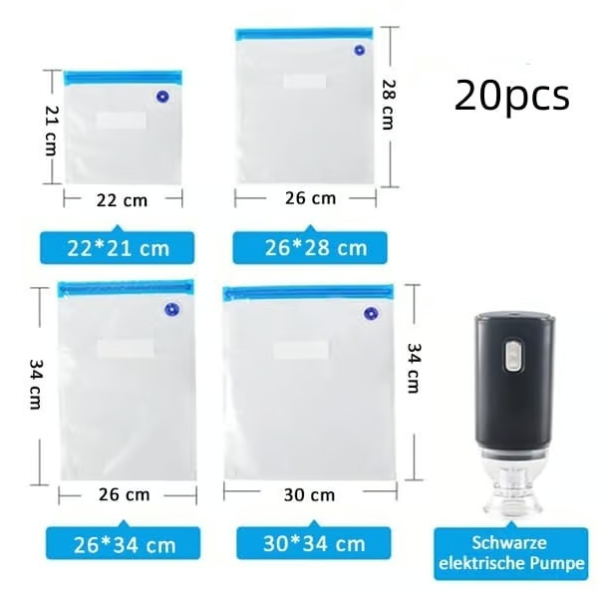 🔥Vente à chaud - 50 % de réduction🔥Ensemble de sacs de mise sous vide