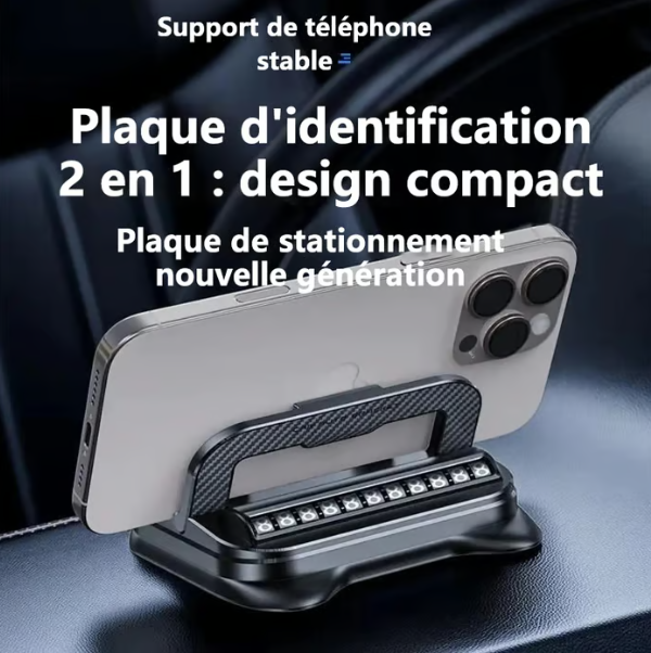 🚗 Support téléphone pour voiture – Rotation 360° 🔄 + Angle entièrement réglable, compatible avec tous les téléphones 💫, stabilité absolue même sur routes de montagne accidentées ! 📱🌀