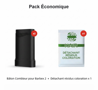 Bâton waterproof pour cheveux et barbe
