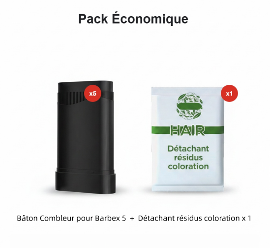 Bâton waterproof pour cheveux et barbe