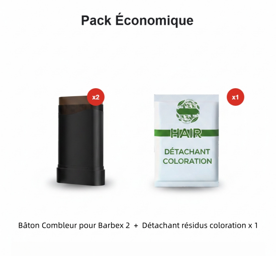 Bâton waterproof pour cheveux et barbe