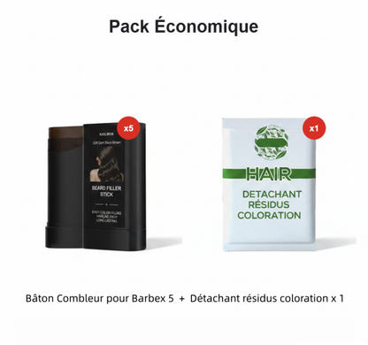 Bâton waterproof pour cheveux et barbe