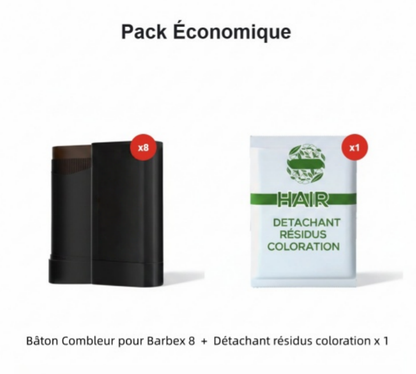 Bâton waterproof pour cheveux et barbe