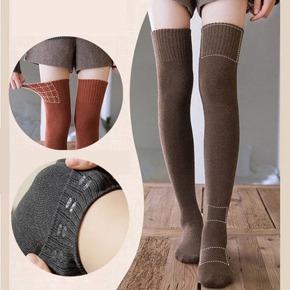 Chaussettes Épaisses au-dessus du Genou