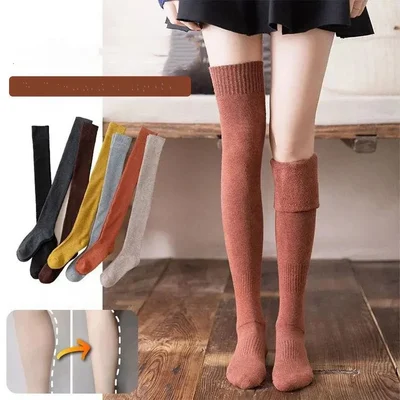 Chaussettes Épaisses au-dessus du Genou