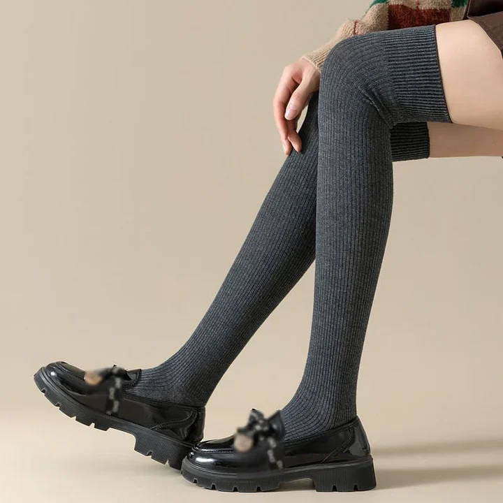 Chaussettes Épaisses au-dessus du Genou