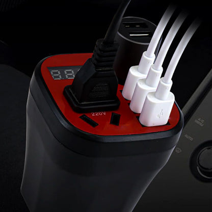 Convertisseur et QC Chargeur de Type Tasse Monté sur Voiture