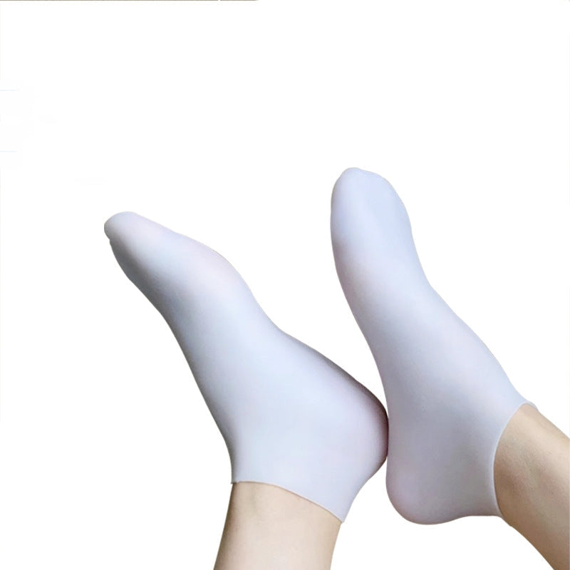 Masque hydratant pour les pieds Chaussettes en silicone protectrices et exfoliantes