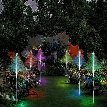 🔥Promotion de Noël 50% de réduction - 🎄7 arbres de Noël solaires à couleurs changeantes Lumières🎄