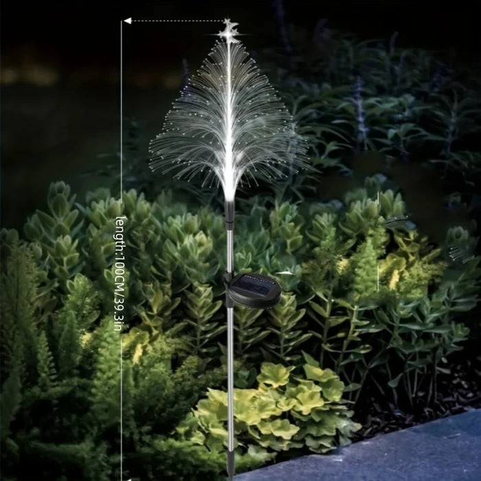 🔥Promotion de Noël 50% de réduction - 🎄7 arbres de Noël solaires à couleurs changeantes Lumières🎄