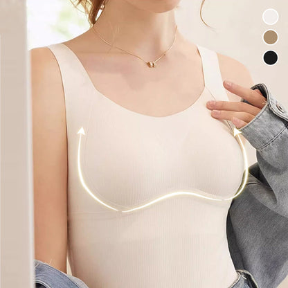 🎊Vente spéciale du Nouvel An🎊Débardeurs thermiques pour femmes avec soutien-gorge intégré