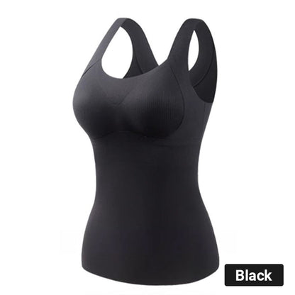 🎄💥Réduction de Noël 50% 🌸Gilet chaud pour femme avec soutien-gorge intégré