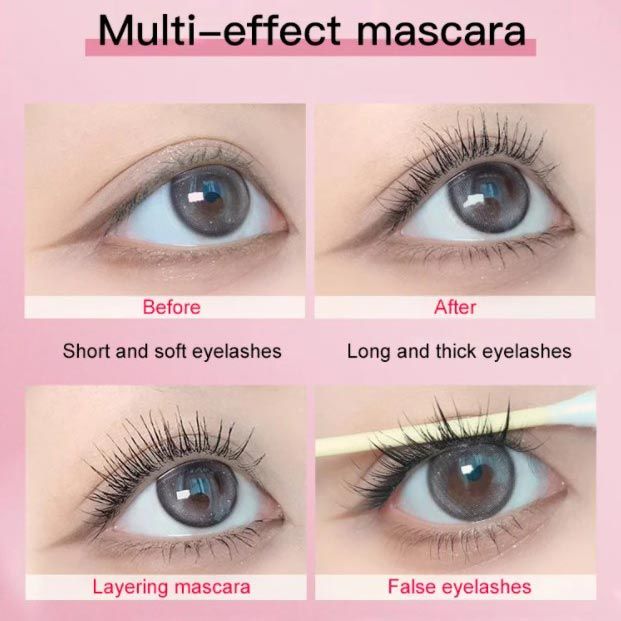 Tube rose Little Sun Mascara volumateur et allongeant