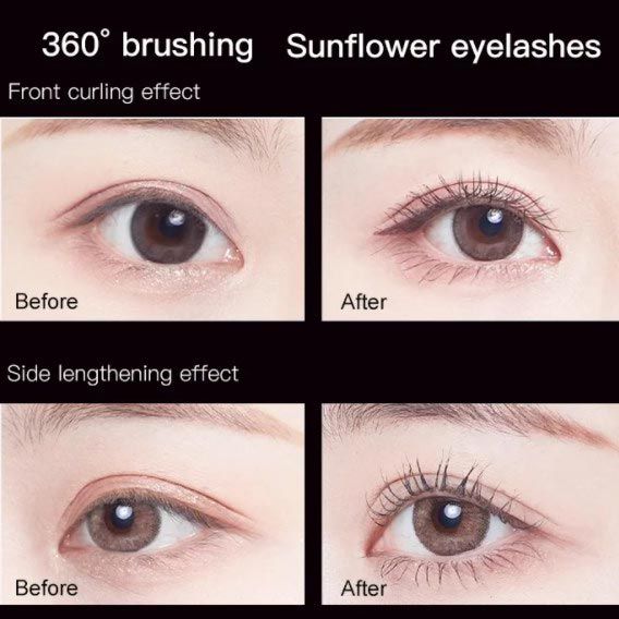 Tube rose Little Sun Mascara volumateur et allongeant