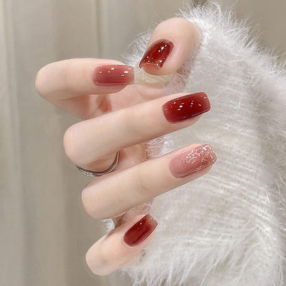 🎄 Promotion Exceptionnelle de Noël🎁Ensemble de vernis à ongles bicolores à paillettes tendance💄💅
