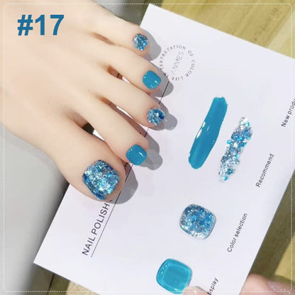 🎄 Promotion Exceptionnelle de Noël🎁Ensemble de vernis à ongles bicolores à paillettes tendance💄💅