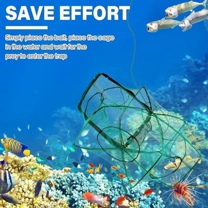 🐟🔥 50 % DE RÉDUCTION – Filet de pêche renforcé auto-pliable 🎣✨