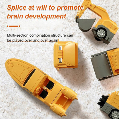 🎁Jouets assemblés pour voitures à transformation magnétique (LIVRAISON GRATUITE)🤖