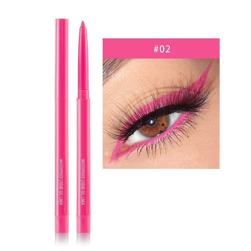 Ensemble de 20 Crayons d'Eyeliner Imperméables et Multicolores de Longue Tenue
