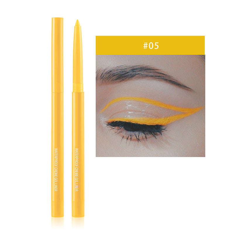 Ensemble de 20 Crayons d'Eyeliner Imperméables et Multicolores de Longue Tenue