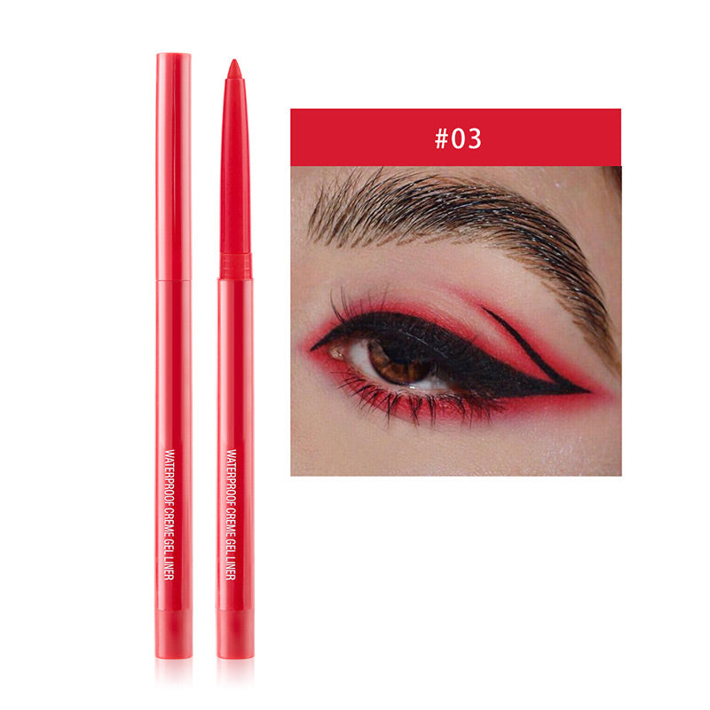 Ensemble de 20 Crayons d'Eyeliner Imperméables et Multicolores de Longue Tenue