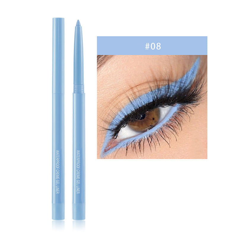 Ensemble de 20 Crayons d'Eyeliner Imperméables et Multicolores de Longue Tenue