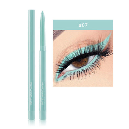Ensemble de 20 Crayons d'Eyeliner Imperméables et Multicolores de Longue Tenue