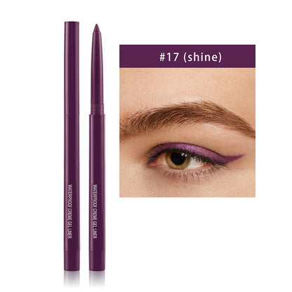 Ensemble de 20 Crayons d'Eyeliner Imperméables et Multicolores de Longue Tenue