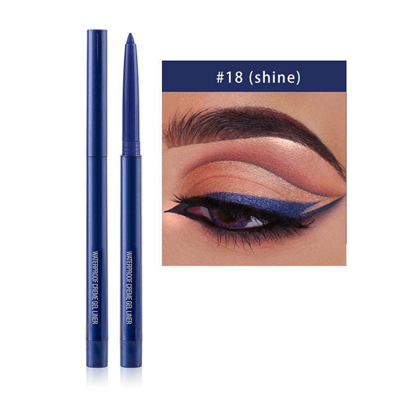 Ensemble de 20 Crayons d'Eyeliner Imperméables et Multicolores de Longue Tenue