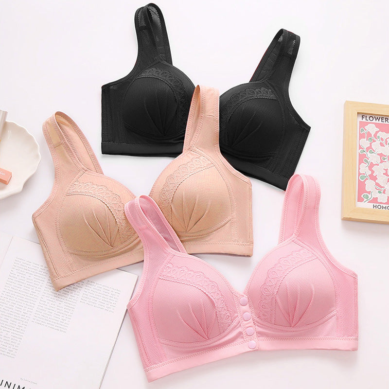 ✨ Ademende katoenen bh met knoop aan de voorkant
