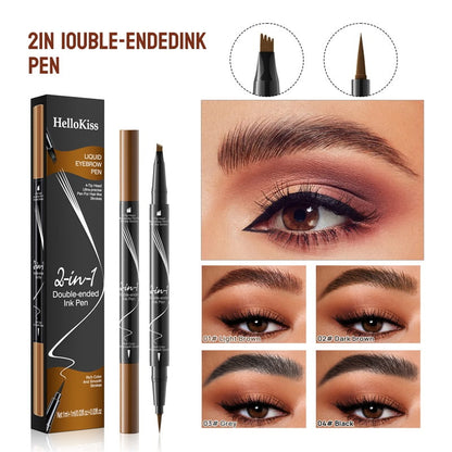 🔥 Offrez-vous des sourcils parfaits – Crayon à Sourcils Naturel 2-en-1, Waterproof & Longue Tenue à 2 Pointes (1 acheté = 1 offert) ✨👁️