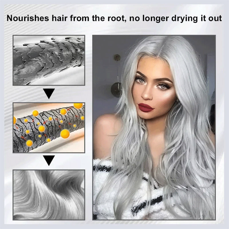 🍃Teinture pour cheveux gris à base de plantes pures et respectueuse de l'environnement