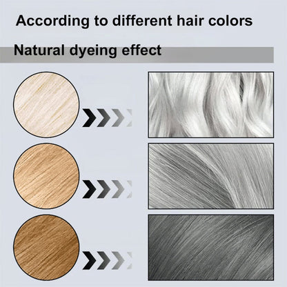 🍃Teinture pour cheveux gris à base de plantes pures et respectueuse de l'environnement
