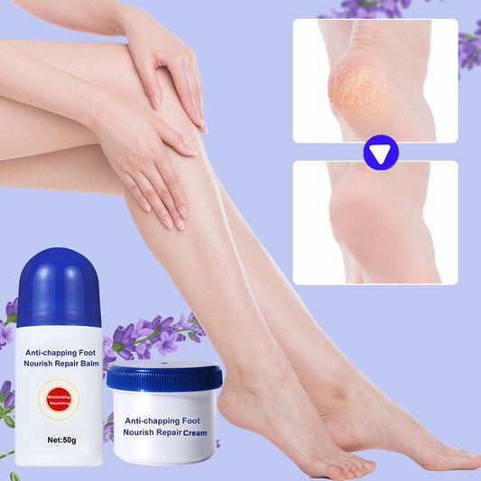 👣💙 Baume réparateur pieds anti-crevasses — Nourrit & adoucit ! 🎁 Offre spéciale : 2 achetés = 1 offert !