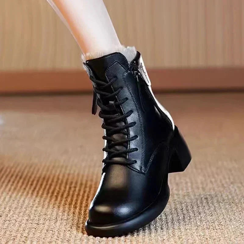 👢 60% DE RÉDUCTION ! 🎉 Bottes Femme Style Vintage – Élégantes, Confortables & Cuir Souple 🍂📦
