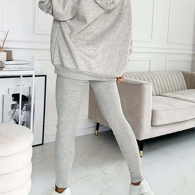 Ensemble 3 pièces pour femmes, pull à capuche, gilet Slim et pantalon, sport quotidien, 2025